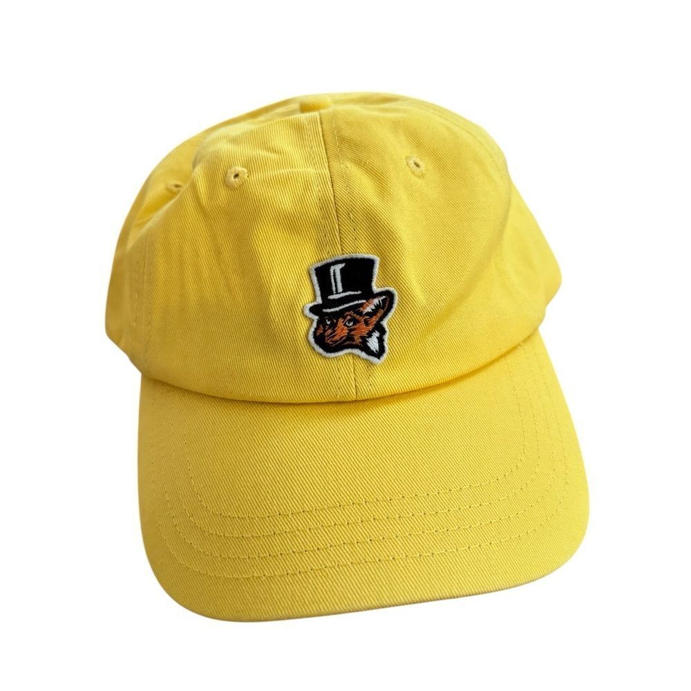Akoo Fox Classic Dad Hat in yellow NWT